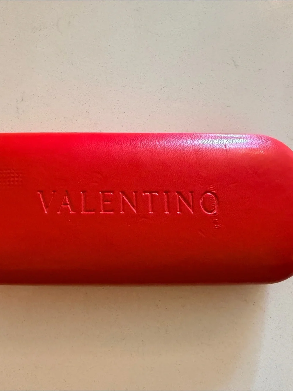 Valentino Rimless Sunglasses with Red Case